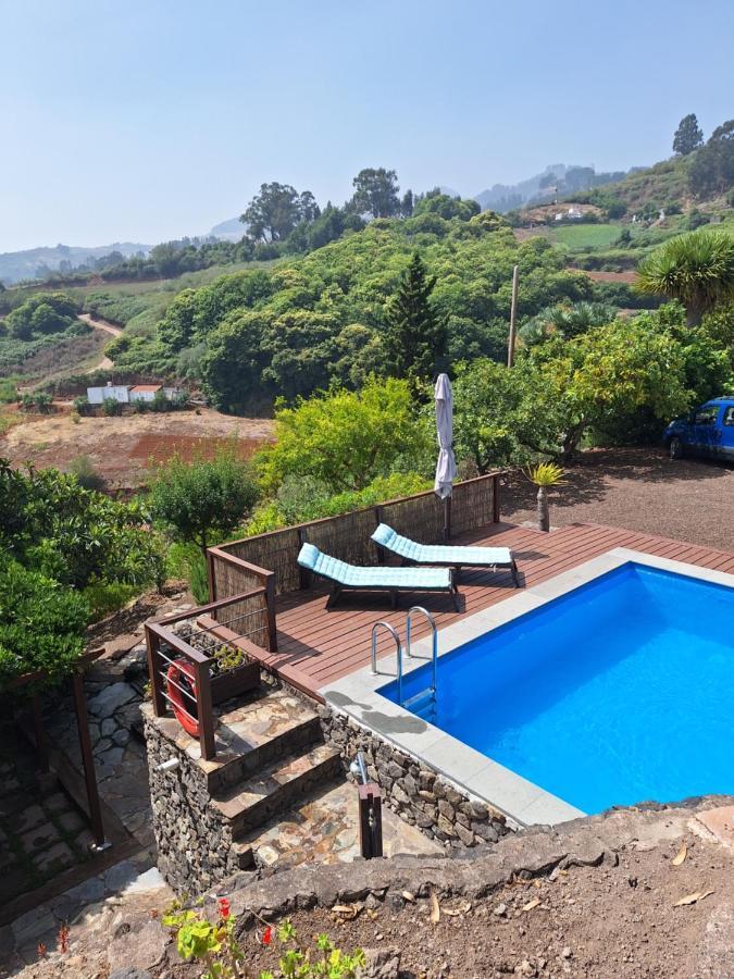 Casa Rural Con Piscina Privada El Roble Moya  Dış mekan fotoğraf